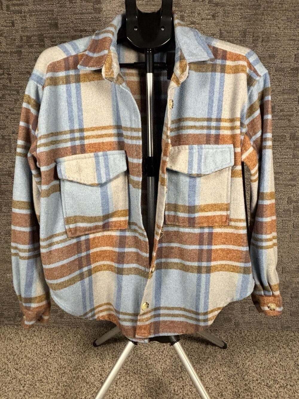 Ford Bronco Official Licensed Women's Plaid Flannel Shacket Size S 190
